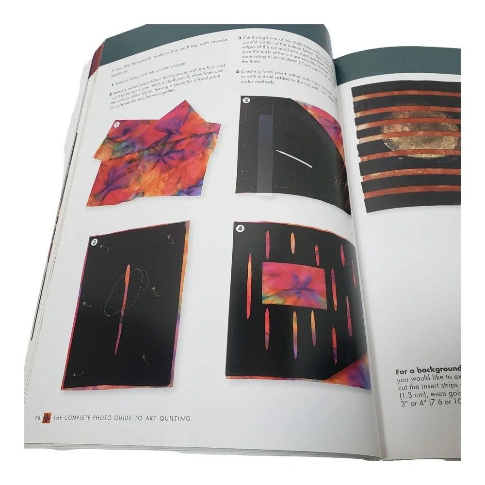 The Complete Photo Guide to Art Quilting Susan Stein 500+ Photos Softcover Book
